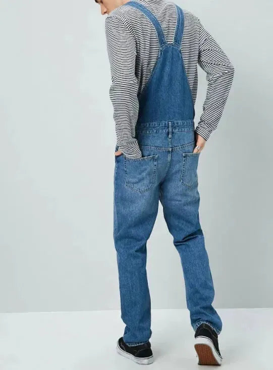 Men's denim Jeans Jumper overalls