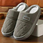 Zapatillas caseras para hombres zapatos de casa de lujo cálidos de invierno zapatillas de dormitorio de piso sin deslizamiento de interior