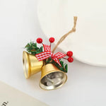 Chinese Hawthorn Bow Hemp Rope Jingling Bell Decoration