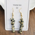 Handmade DIY Natural Crystal Stone Beaded Earrings - EX-STOCK CANADA