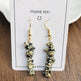 Handmade DIY Natural Crystal Stone Beaded Earrings - EX-STOCK CANADA