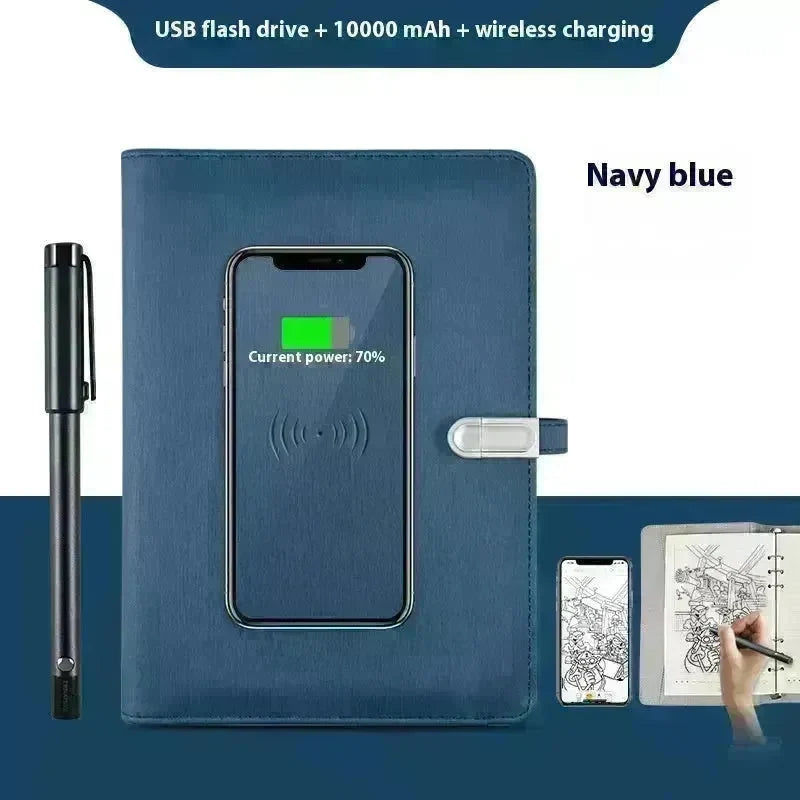 Handwriting Paper Screen Synchronization Smart Fingerprint Lock A5 Notebook - EX-STOCK CANADA