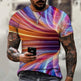 Men's Black Tech 3D Printed Short Sleeve T-Shirt  EX-STOCK CANADA