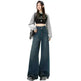 New Simple High Waist Casual Straight-leg Baggy Jeans Pant For Women - EX-STOCK CANADA