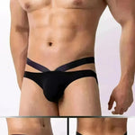 Thin Ice Silk Low Waist Men's Underwear Briefs