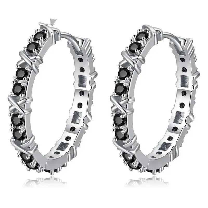 Fashion Simple Zircon Women's Copper Earrings - EX-STOCK CANADA