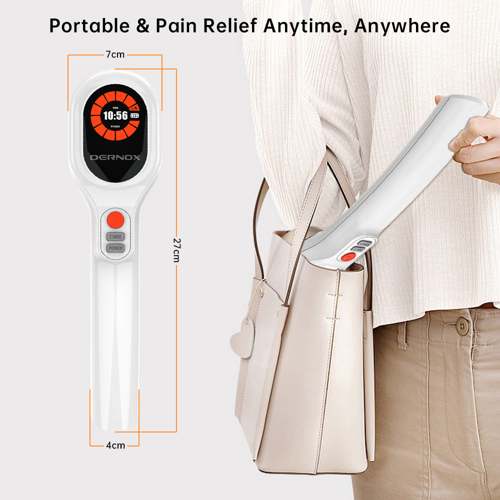 Dernox Handheld Physiotherapy Lllt-808 Red Light Treatment Body Pain Relief Medical Infrared Cold Laser Therapy Device EX-STOCK Canada 