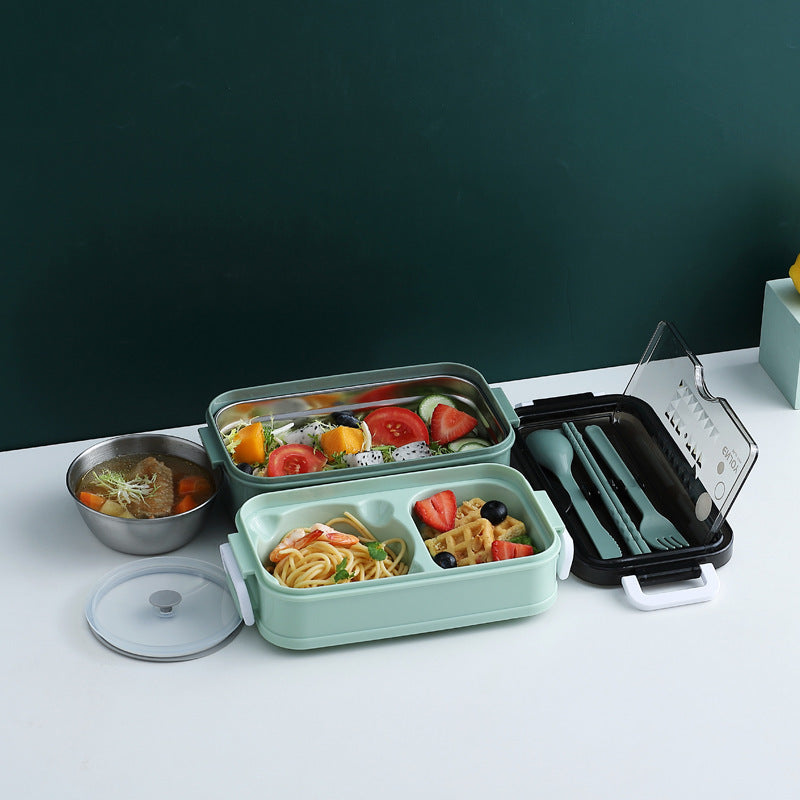 304 Stainless steel double-layer lunch box EX-STOCK