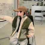 Children Lambswool fleece  Warm Thickened Winter coat Cardigan Kids - EX-STOCK CANADA