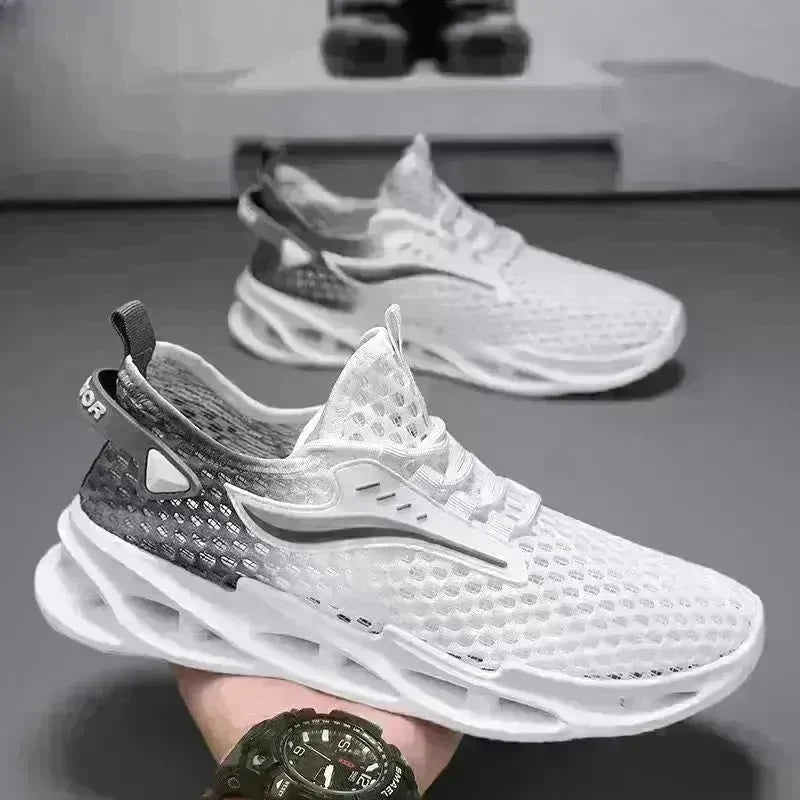 Men's Casual Walking Running Non slip  lace up sneakers - EX-STOCK CANADA