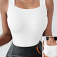 Women's Seamless Thermal Vest – Built-In Bra, Nylon, S–6XL | Multiple Colours 