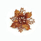 Glitter Artifical Christmas Flowers Christmas Tree Decorations For Home Fake Flowers Xmas Ornaments New Year Decor - EX-STOCK CANADA