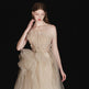 Champagne Annual Meeting Dinner Ladies Belt Long Dress EX-STOCK Canada 