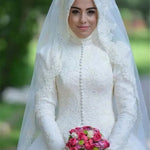 Women's Lace Fashion Personality Muslim Wedding Dress