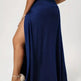Women's High Waist Slit Solid Color Side Slit Maxi Skirt - EX-STOCK CANADA