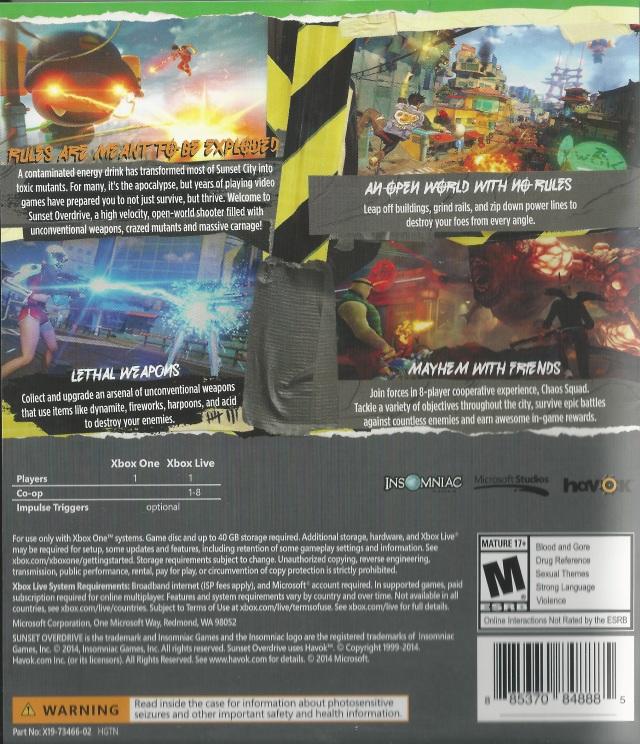 Sunset Overdrive [Day One Edition] 