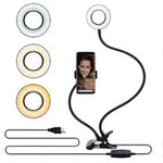 LED Selfie Ring Light for Live Adjustable Makeup Light-8cm Stand EX-STOCK