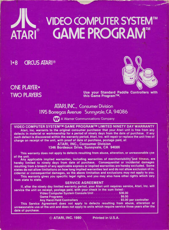 Circus Atari 