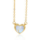 Romantic Heart Necklace Copper Zircon Pendant Necklace for women - EX-STOCK CANADA