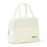 Twill Lunch Bag Office Worker Portable Insulated Bag