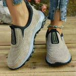 Zapatos deportivos slip-on al aire libre de zapatillas de plataforma para caminar corriendo para mujeres