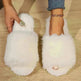 Fashion Open-toed Plush Slippers Winter Warm Indoor Bedroom Floor Soft Fluffy Slipper For Couple Solid Color House Shoes Women - EX-STOCK CANADA