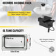 Ultrasonic Vinyl Record Cleaner 6L 40kHz Vinyl Ultrasonic Cleaning Machine Knob Control Record Ultrasonic Cleaner 4 Records EX-STOCK