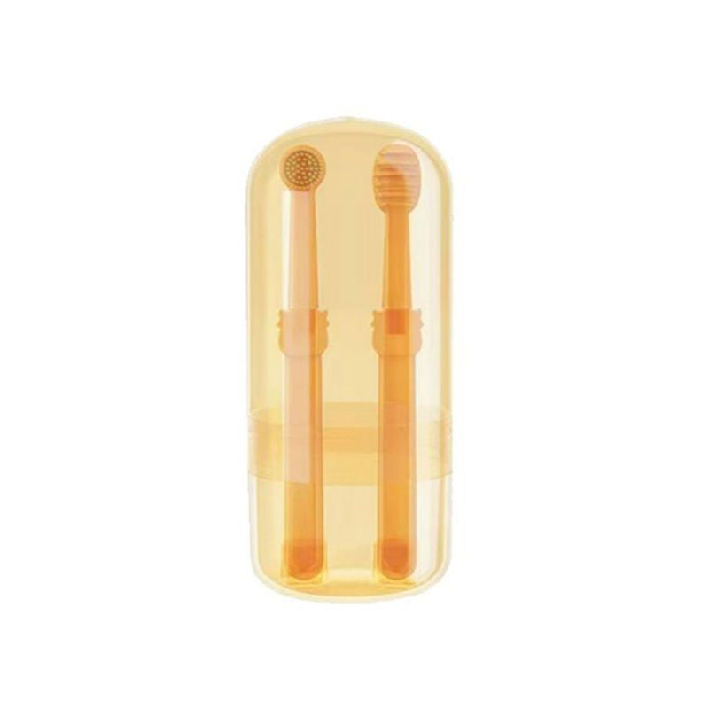 360 Angle Dog Toothbrush With Tongue Cleaning Brush, Silicone Pet Toothbrush Kit For Cats And Dogs With Storage Cup - Dental Care For Small Animals 