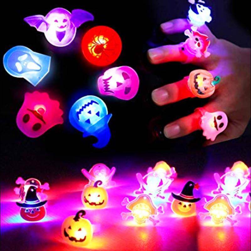 Halloween Decorations Halloween Glowing Brooch Ring EX-STOCK