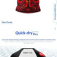 A promotional infographic for a short-sleeve athletic rash guard, showing the front and back views. The top section features a red and black dragon graphic on a black shirt with text highlighting 'Printing Fine' and 'Quick-dry Dry'.