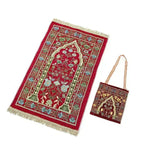 Pattern With Wrapping Blanket Middle East ArabCarpet and Tote Bag Ramadan Arabprayer mat Turkish Prayer Mat