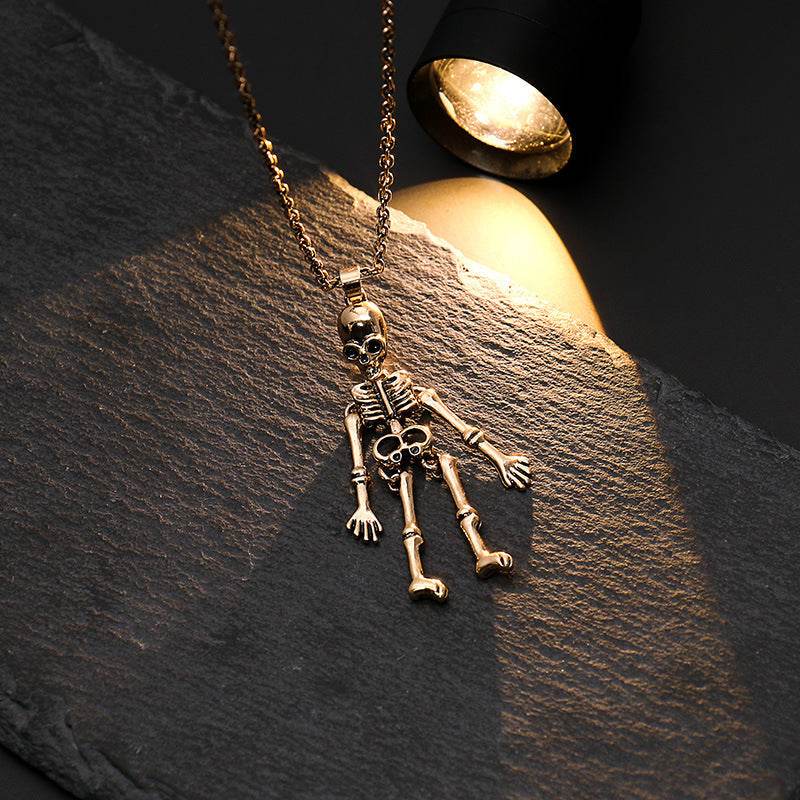 Ghost Festival Ghost Skull Bat Pumpkin Head Pendant Necklace - EX-STOCK Canada