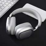Technology Gray wireless over-ear headphones with Bluetooth 5.3