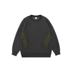 Retro plain Round Neck Pullover Sweater top For Men - EX-STOCK CANADA