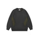 Retro plain Round Neck Pullover Sweater top For Men - EX-STOCK CANADA