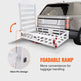 Hitch Cargo Carrier, 500lbs Capacity Trailer Hitch Mounted Cargo Basket, Aluminum Luggage Carrier Rack With Folding Ramp, Fits 2 Hitch Receiver For SUV Truck Pickup Camping EX-STOCK