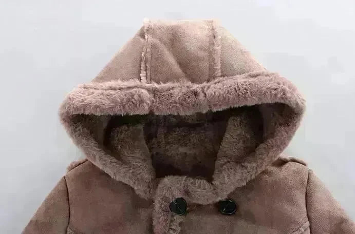 Fashion Boys' Suede Padded Trench Coat - EX-STOCK CANADA