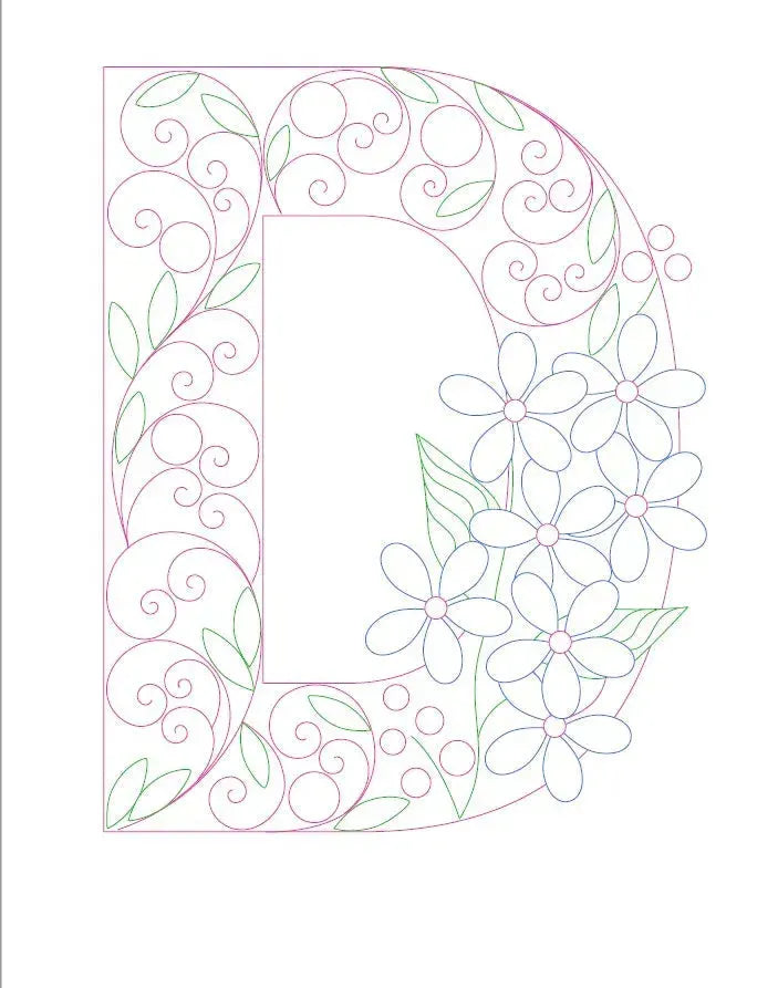 Paper Filigree Painting Kit - Letters - EX-STOCK CANADA
