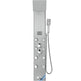Shower Panel System, 5 Shower Modes, Digital Display Shower Panel Tower, Rainfall, 8 Massage Jets, Tub Spout, 3-Setting Handheld Shower Head 59 Hose, Stainless Steel Wall-Mounted Shower Set EX-STOCK