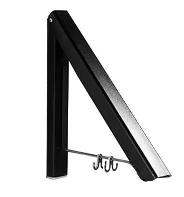 Punch-free Space Aluminum Foldable Invisible Folding Retractable Wall Hanger for Waterproof Hanging Underwear Coat Hanger - EX-STOCK CANADA