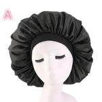 Beauty print Satin Silk Hair Bonnet for sleeping - EX-STOCK CANADA