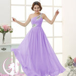 Evening dress one-shoulder dinner banquet long banquet EX-STOCK Canada 