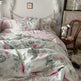 Princess Style Ruffled Pure Cotton French Floral Minimalist Bed Sheet Duvet Cover Bedding EX-STOCK Canada 