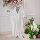 Plus Size Women's Middle East Muslim Robe Machine Embroidery Stitching Lace Dress - EX-STOCK Canada