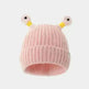 New Cute Luminous Fall Winter Warm Ear Protection Wool Cartoon All-matching Knitted Beanie Hat - EX-STOCK CANADA