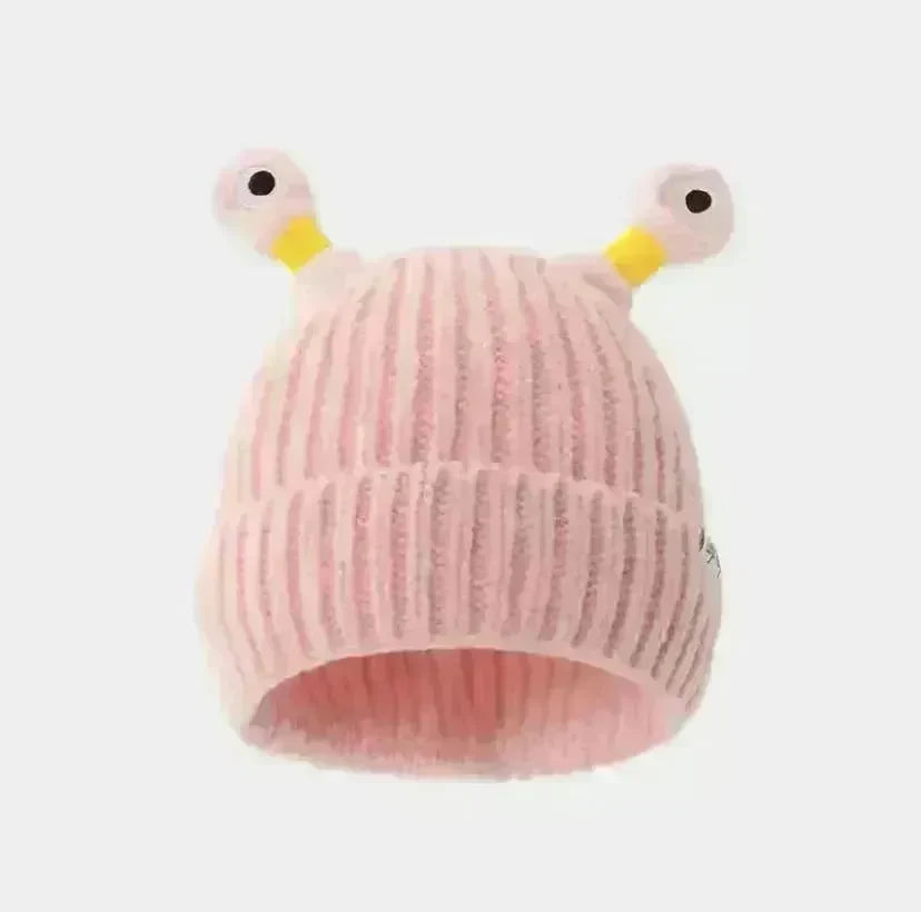 New Cute Luminous Fall Winter Warm Ear Protection Wool Cartoon All-matching Knitted Beanie Hat - EX-STOCK CANADA