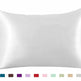 Pillowcase Satin Solid Color Simulation Silk Single Pillowcase Ice Silk Pillowcase - EX-STOCK CANADA
