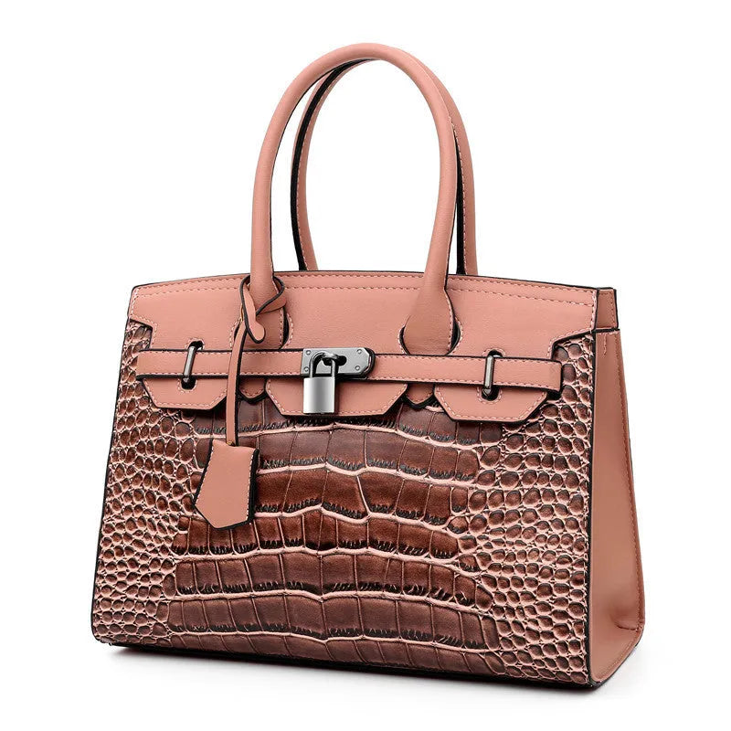 Trendy crocodile pattern Cooperate Work Handbag for Ladies - EX-STOCK CANADA