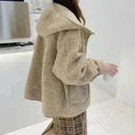 Thickened Woolen Hoodie Winter coat Fleece hooded Winter Jacket - EX-STOCK CANADA