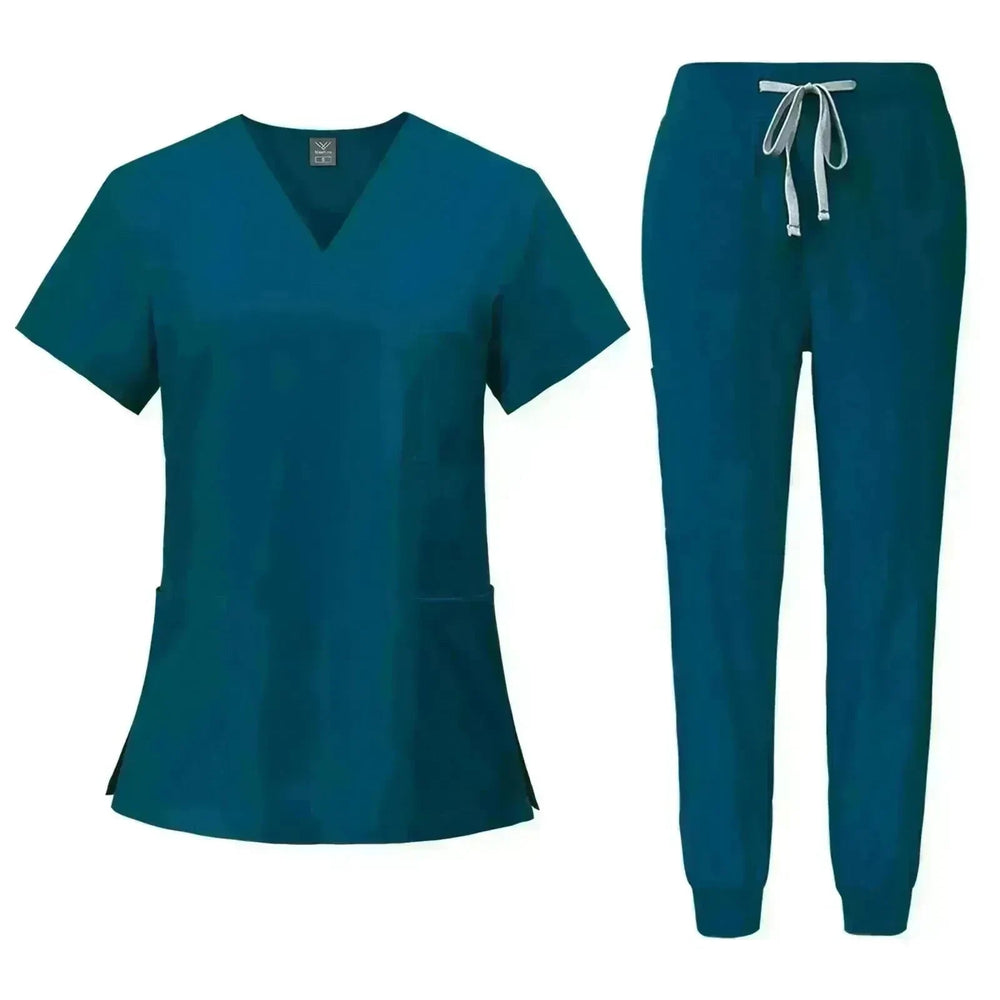 Quick-drying T-shirt Surgical Clothes Oral Nurse Doctor Work Clothes Pet Hospital Work EX-STOCK